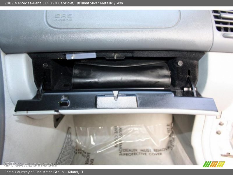 Brilliant Silver Metallic / Ash 2002 Mercedes-Benz CLK 320 Cabriolet
