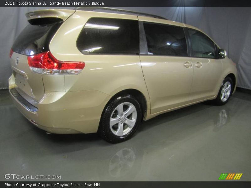 Sandy Beach Metallic / Bisque 2011 Toyota Sienna LE