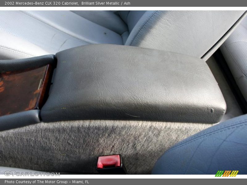 Brilliant Silver Metallic / Ash 2002 Mercedes-Benz CLK 320 Cabriolet