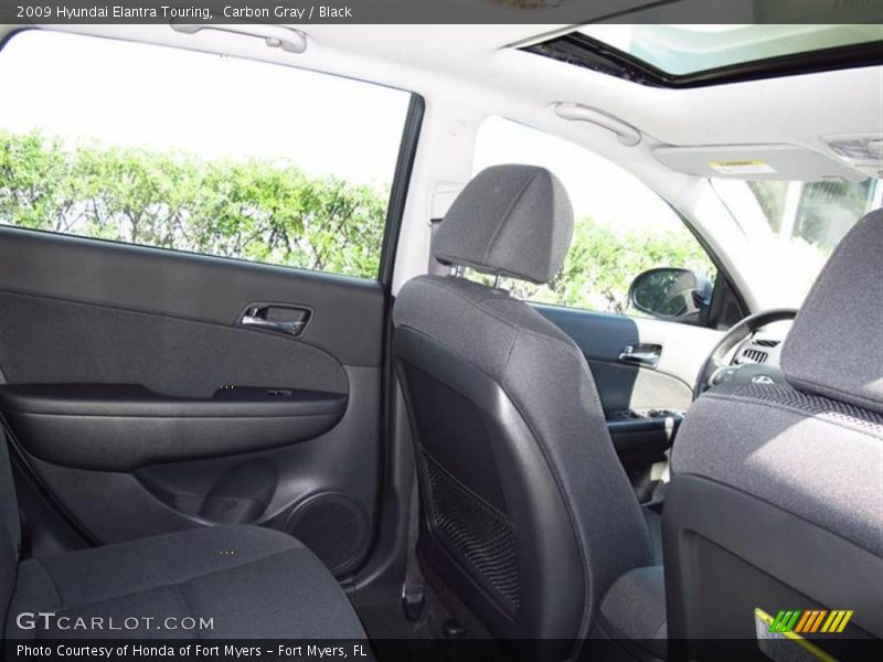 Carbon Gray / Black 2009 Hyundai Elantra Touring