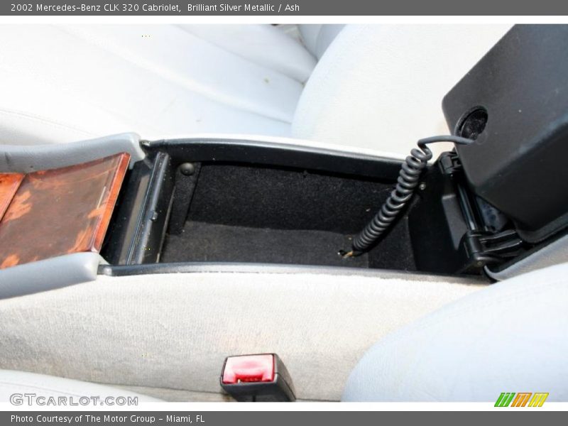 Brilliant Silver Metallic / Ash 2002 Mercedes-Benz CLK 320 Cabriolet