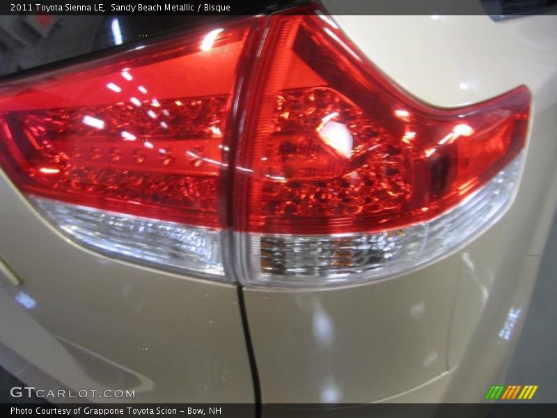 Sandy Beach Metallic / Bisque 2011 Toyota Sienna LE