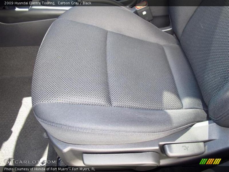 Carbon Gray / Black 2009 Hyundai Elantra Touring