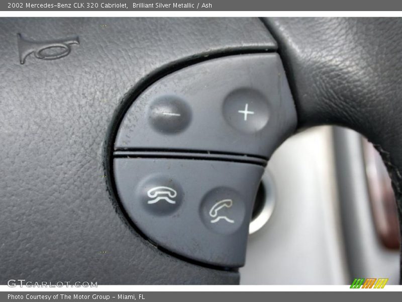 Brilliant Silver Metallic / Ash 2002 Mercedes-Benz CLK 320 Cabriolet