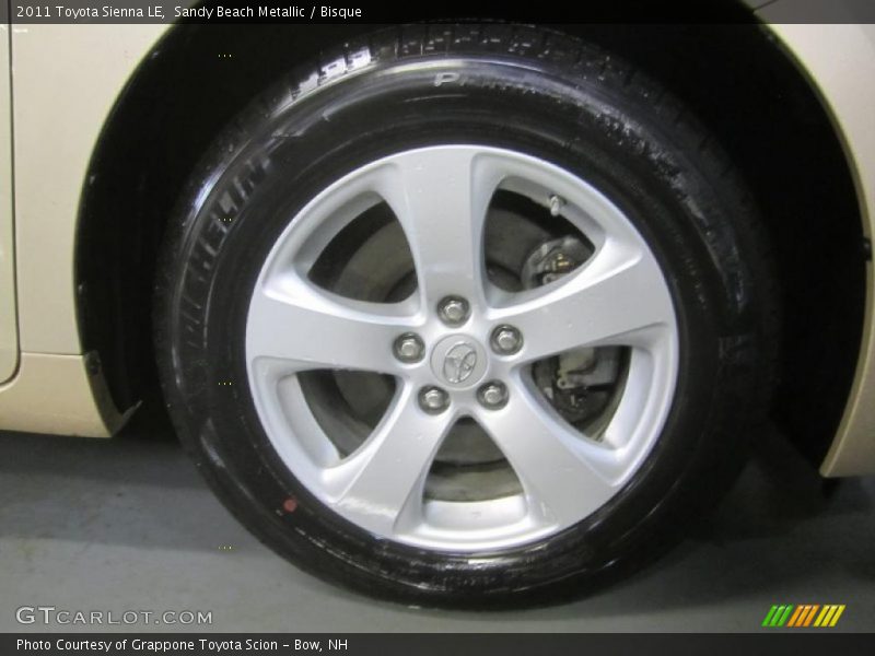 Sandy Beach Metallic / Bisque 2011 Toyota Sienna LE