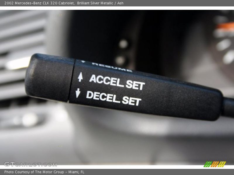 Brilliant Silver Metallic / Ash 2002 Mercedes-Benz CLK 320 Cabriolet