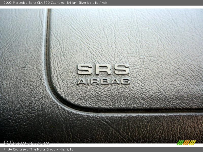 Brilliant Silver Metallic / Ash 2002 Mercedes-Benz CLK 320 Cabriolet