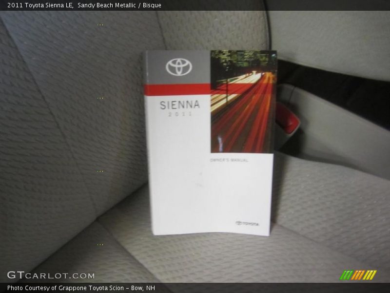 Sandy Beach Metallic / Bisque 2011 Toyota Sienna LE