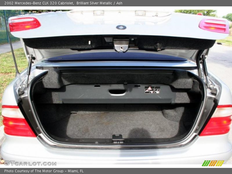 Brilliant Silver Metallic / Ash 2002 Mercedes-Benz CLK 320 Cabriolet