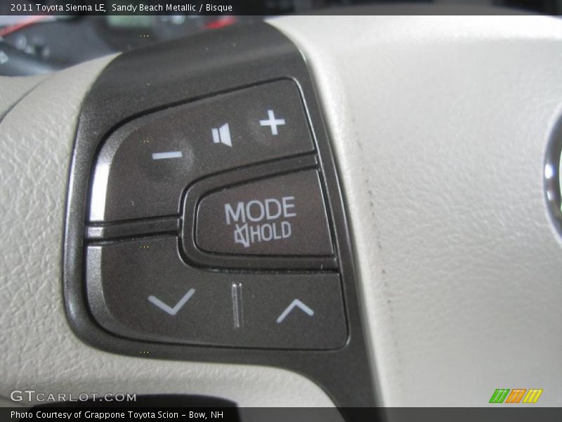 Sandy Beach Metallic / Bisque 2011 Toyota Sienna LE