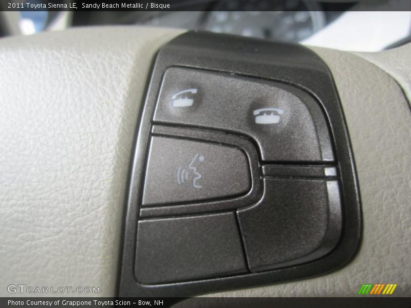 Sandy Beach Metallic / Bisque 2011 Toyota Sienna LE