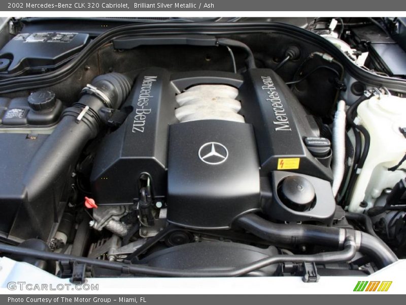  2002 CLK 320 Cabriolet Engine - 3.2 Liter SOHC 18-Valve V6