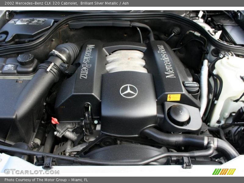  2002 CLK 320 Cabriolet Engine - 3.2 Liter SOHC 18-Valve V6