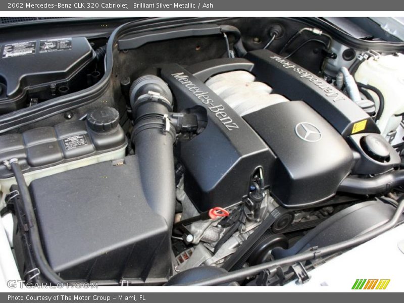  2002 CLK 320 Cabriolet Engine - 3.2 Liter SOHC 18-Valve V6