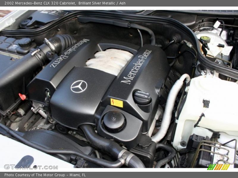  2002 CLK 320 Cabriolet Engine - 3.2 Liter SOHC 18-Valve V6