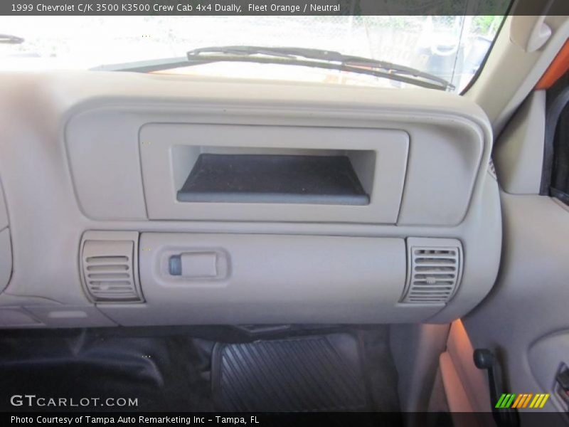 Fleet Orange / Neutral 1999 Chevrolet C/K 3500 K3500 Crew Cab 4x4 Dually