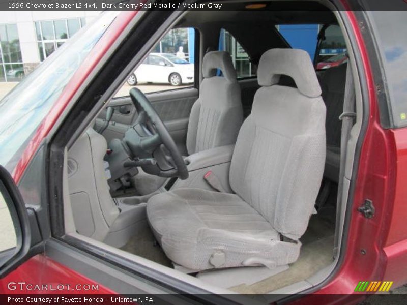 Dark Cherry Red Metallic / Medium Gray 1996 Chevrolet Blazer LS 4x4