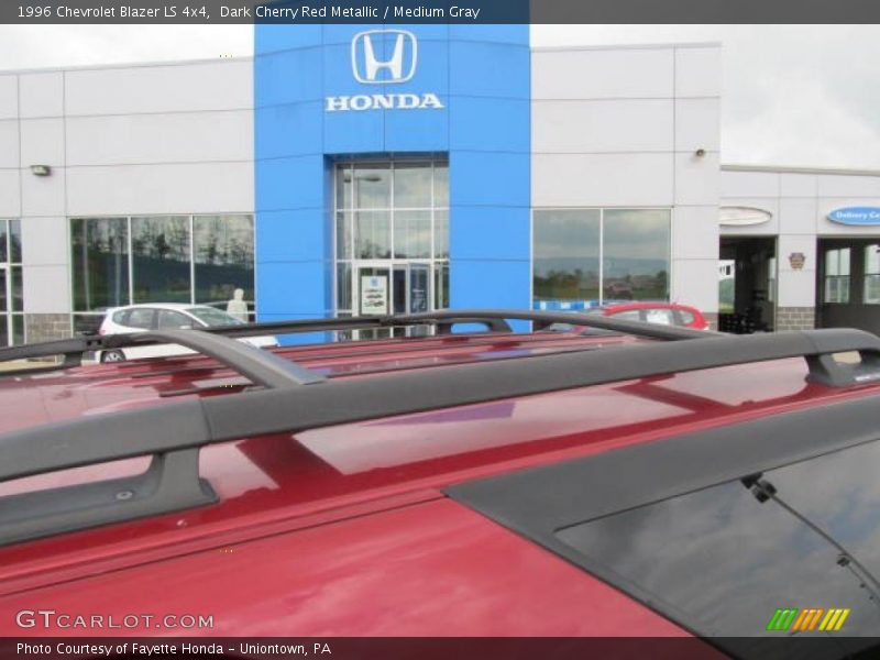 Dark Cherry Red Metallic / Medium Gray 1996 Chevrolet Blazer LS 4x4