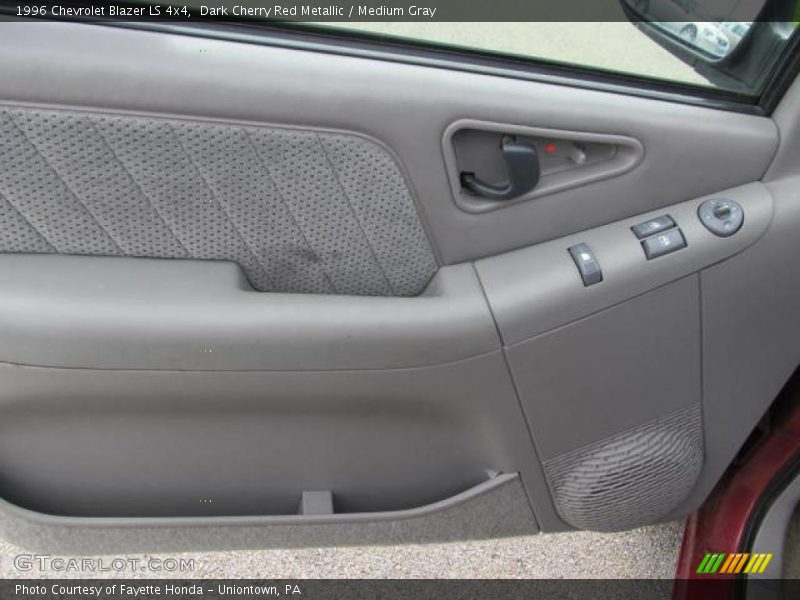 Dark Cherry Red Metallic / Medium Gray 1996 Chevrolet Blazer LS 4x4