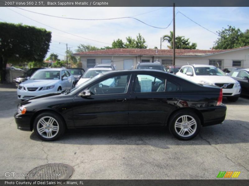 Black Sapphire Metallic / Graphite 2007 Volvo S60 2.5T