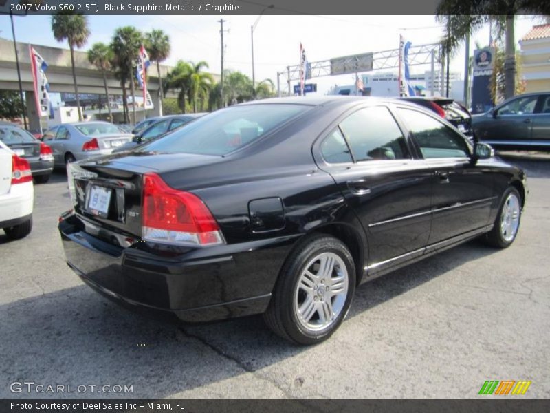 Black Sapphire Metallic / Graphite 2007 Volvo S60 2.5T