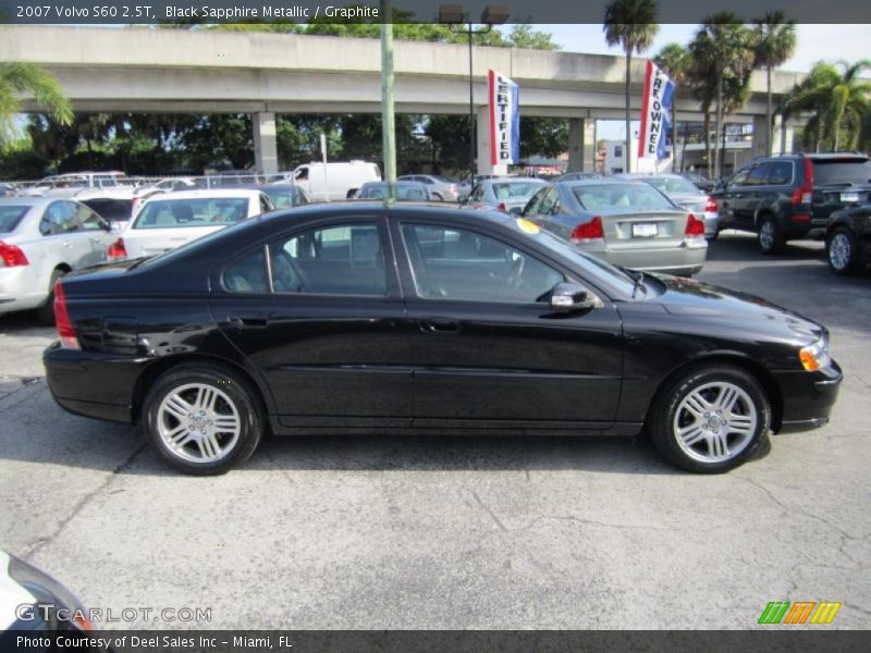 Black Sapphire Metallic / Graphite 2007 Volvo S60 2.5T