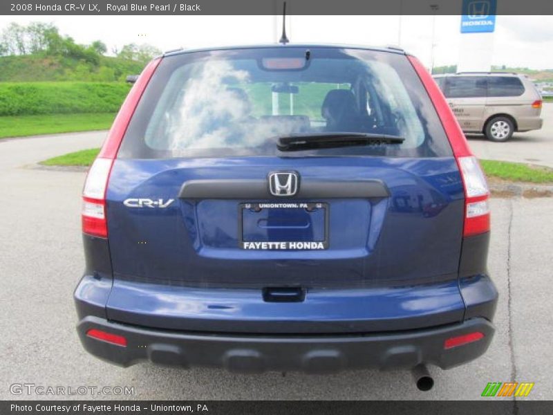Royal Blue Pearl / Black 2008 Honda CR-V LX