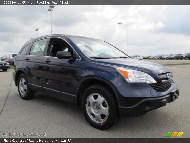 Royal Blue Pearl / Black 2008 Honda CR-V LX