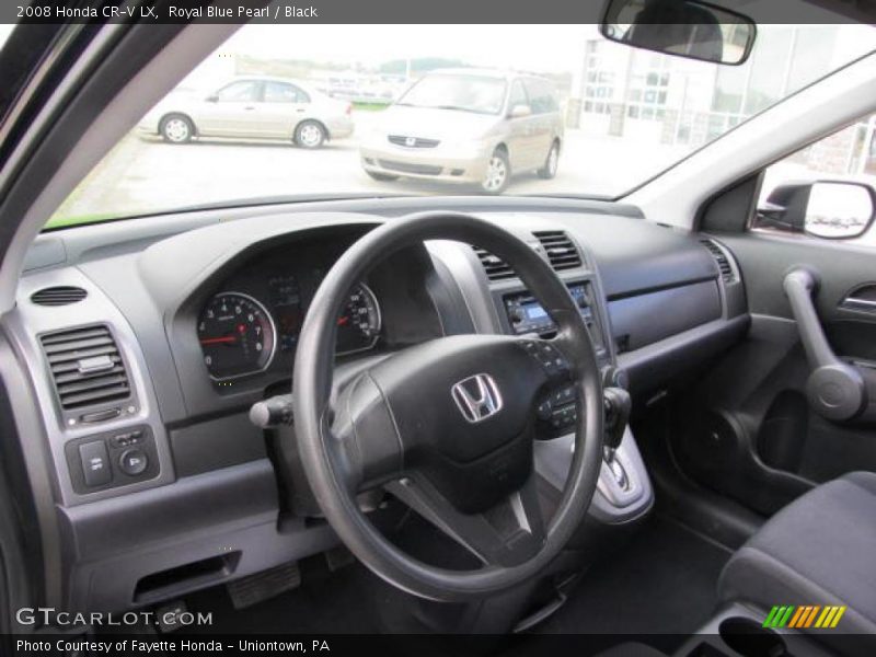 Royal Blue Pearl / Black 2008 Honda CR-V LX