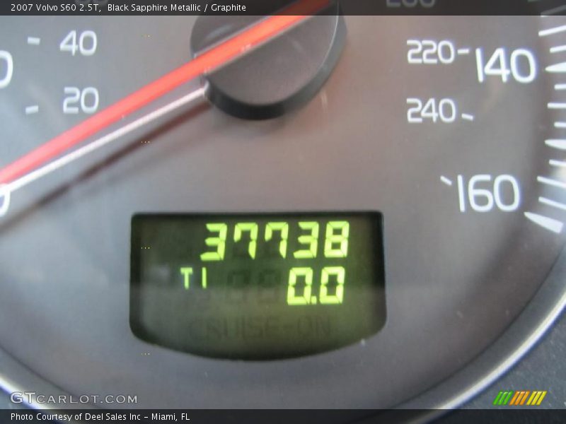 Black Sapphire Metallic / Graphite 2007 Volvo S60 2.5T