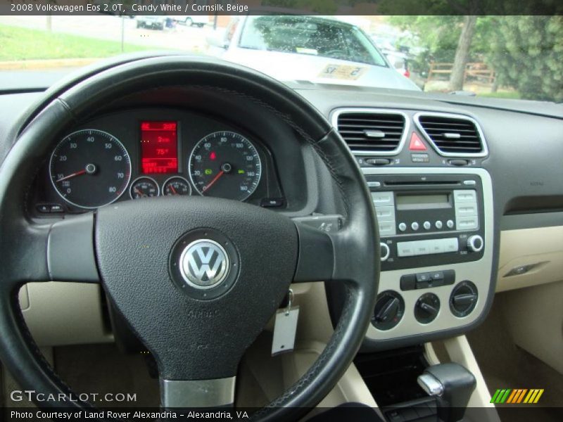 Candy White / Cornsilk Beige 2008 Volkswagen Eos 2.0T