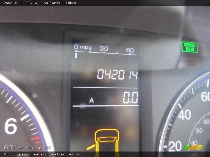 Royal Blue Pearl / Black 2008 Honda CR-V LX