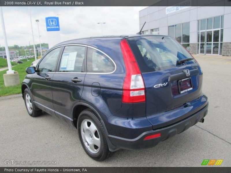 Royal Blue Pearl / Black 2008 Honda CR-V LX