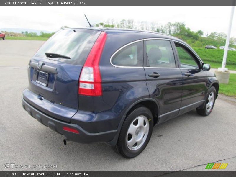 Royal Blue Pearl / Black 2008 Honda CR-V LX