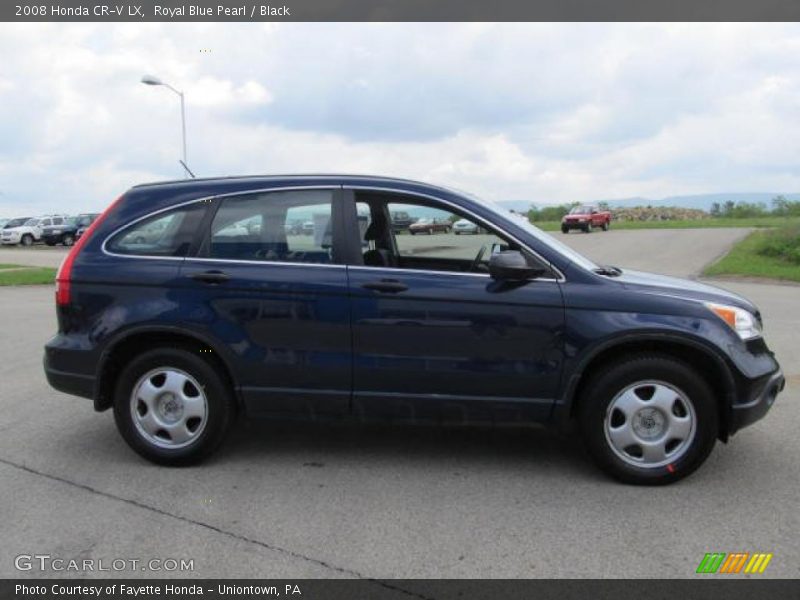 Royal Blue Pearl / Black 2008 Honda CR-V LX
