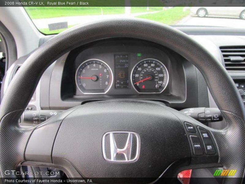 Royal Blue Pearl / Black 2008 Honda CR-V LX