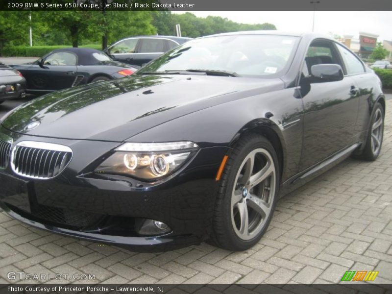 Jet Black / Black Dakota Leather 2009 BMW 6 Series 650i Coupe