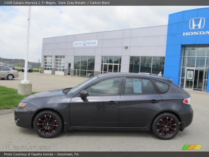 Dark Gray Metallic / Carbon Black 2008 Subaru Impreza 2.5i Wagon