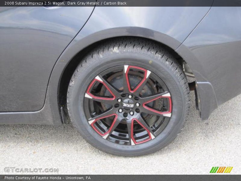 Custom Wheels of 2008 Impreza 2.5i Wagon