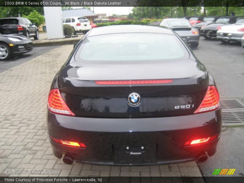 Jet Black / Black Dakota Leather 2009 BMW 6 Series 650i Coupe