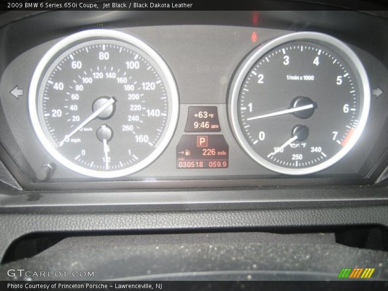  2009 6 Series 650i Coupe 650i Coupe Gauges