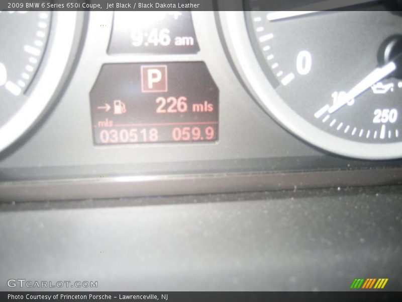 Jet Black / Black Dakota Leather 2009 BMW 6 Series 650i Coupe