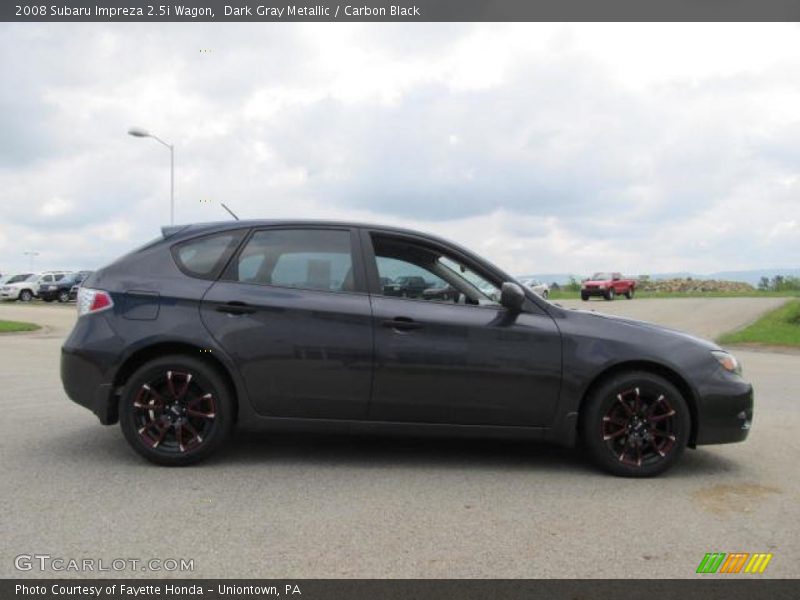 Dark Gray Metallic / Carbon Black 2008 Subaru Impreza 2.5i Wagon