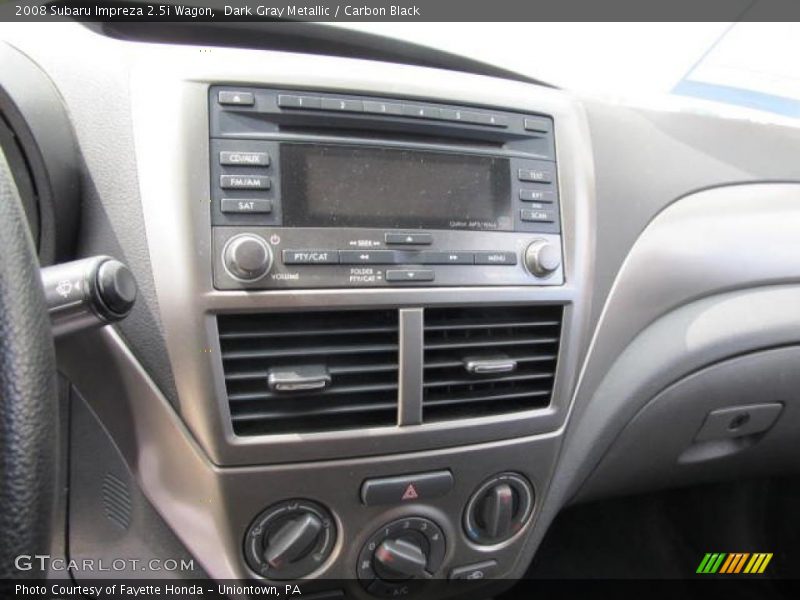 Dark Gray Metallic / Carbon Black 2008 Subaru Impreza 2.5i Wagon