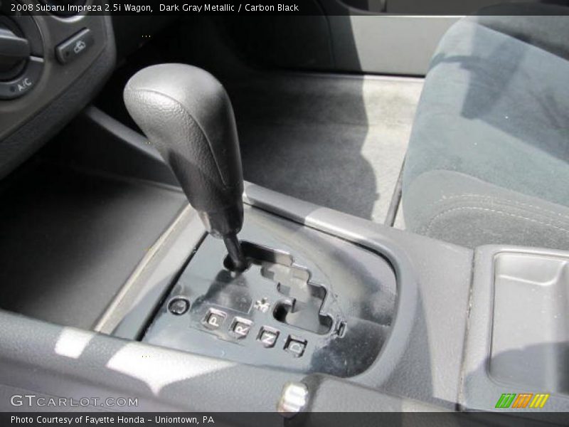 Dark Gray Metallic / Carbon Black 2008 Subaru Impreza 2.5i Wagon