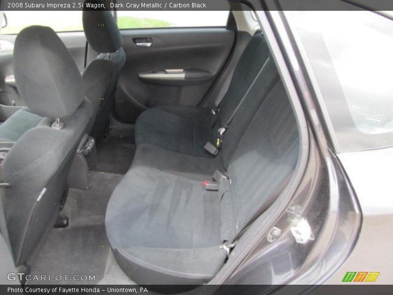 Dark Gray Metallic / Carbon Black 2008 Subaru Impreza 2.5i Wagon