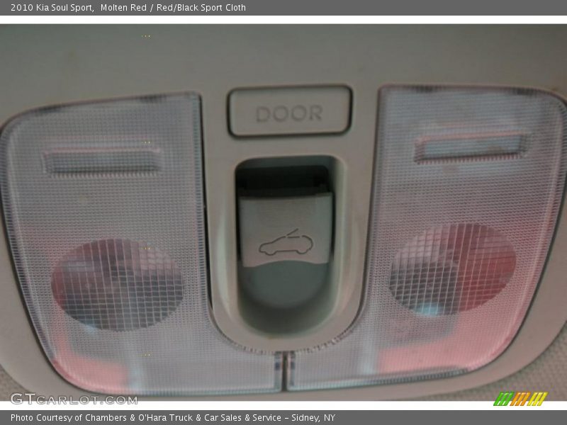 Molten Red / Red/Black Sport Cloth 2010 Kia Soul Sport
