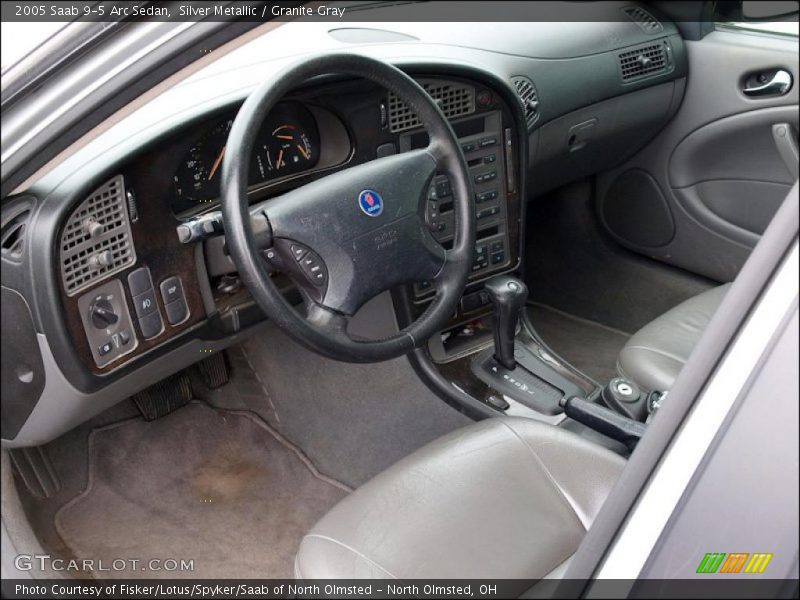  2005 9-5 Arc Sedan Granite Gray Interior