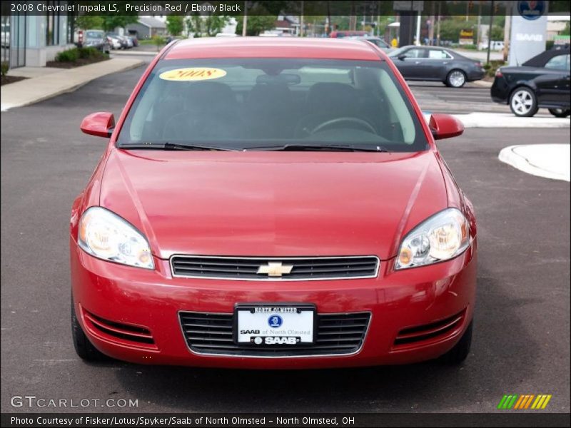 Precision Red / Ebony Black 2008 Chevrolet Impala LS
