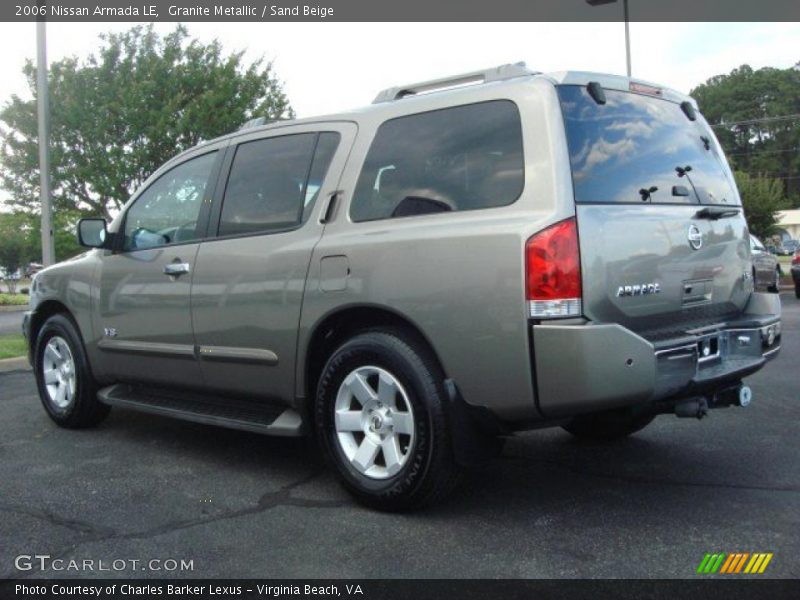 Granite Metallic / Sand Beige 2006 Nissan Armada LE